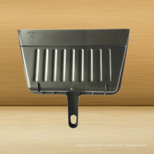 Heavy Duty Plastic Dust Pan with Wide Sweep Opening & Easy Grip Handle